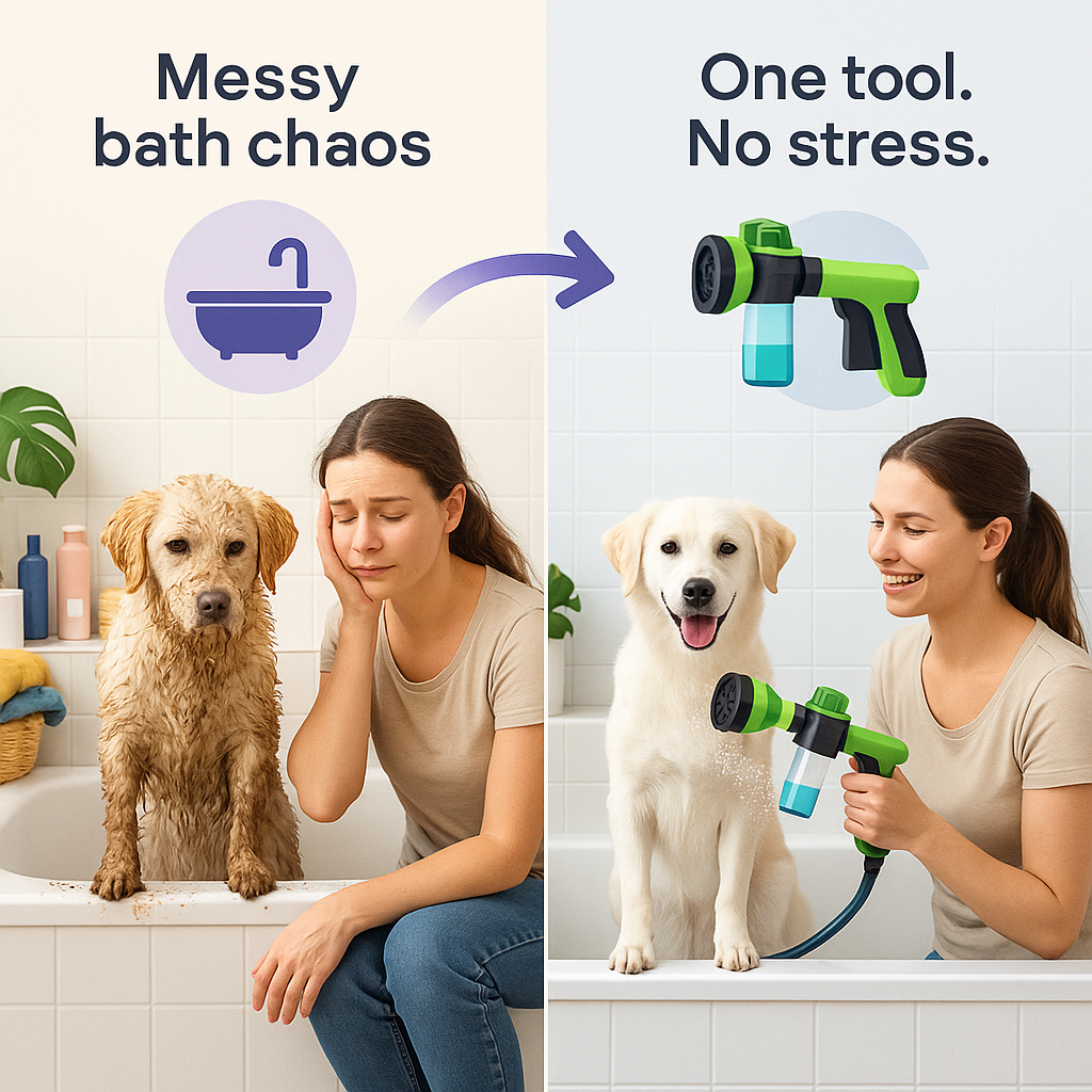 Barksy™ 3-in-1 Pet Shower Sprayer