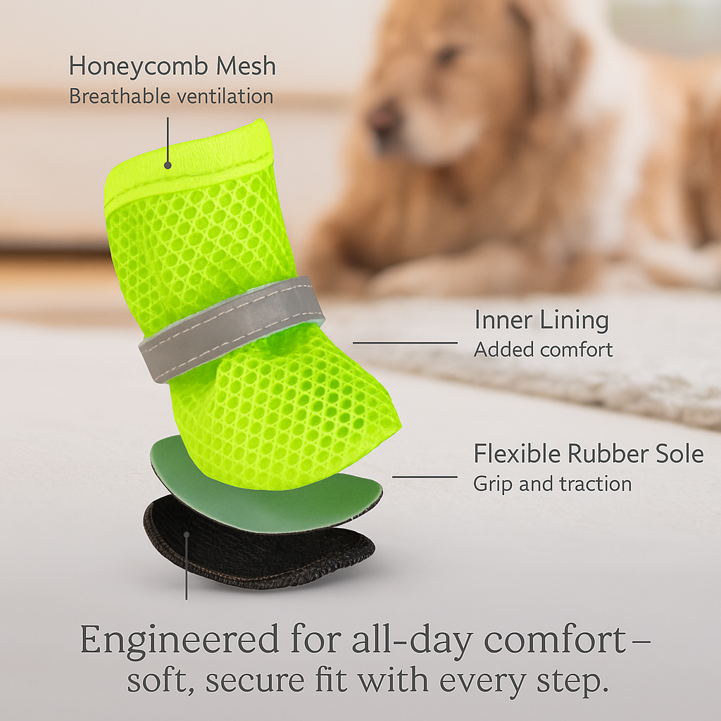 Barksy™ Breathable Dog Mesh Shoes