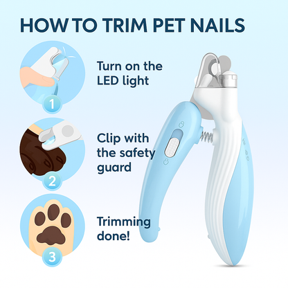 Barksy™  Professional Nail Clippers with Led Light