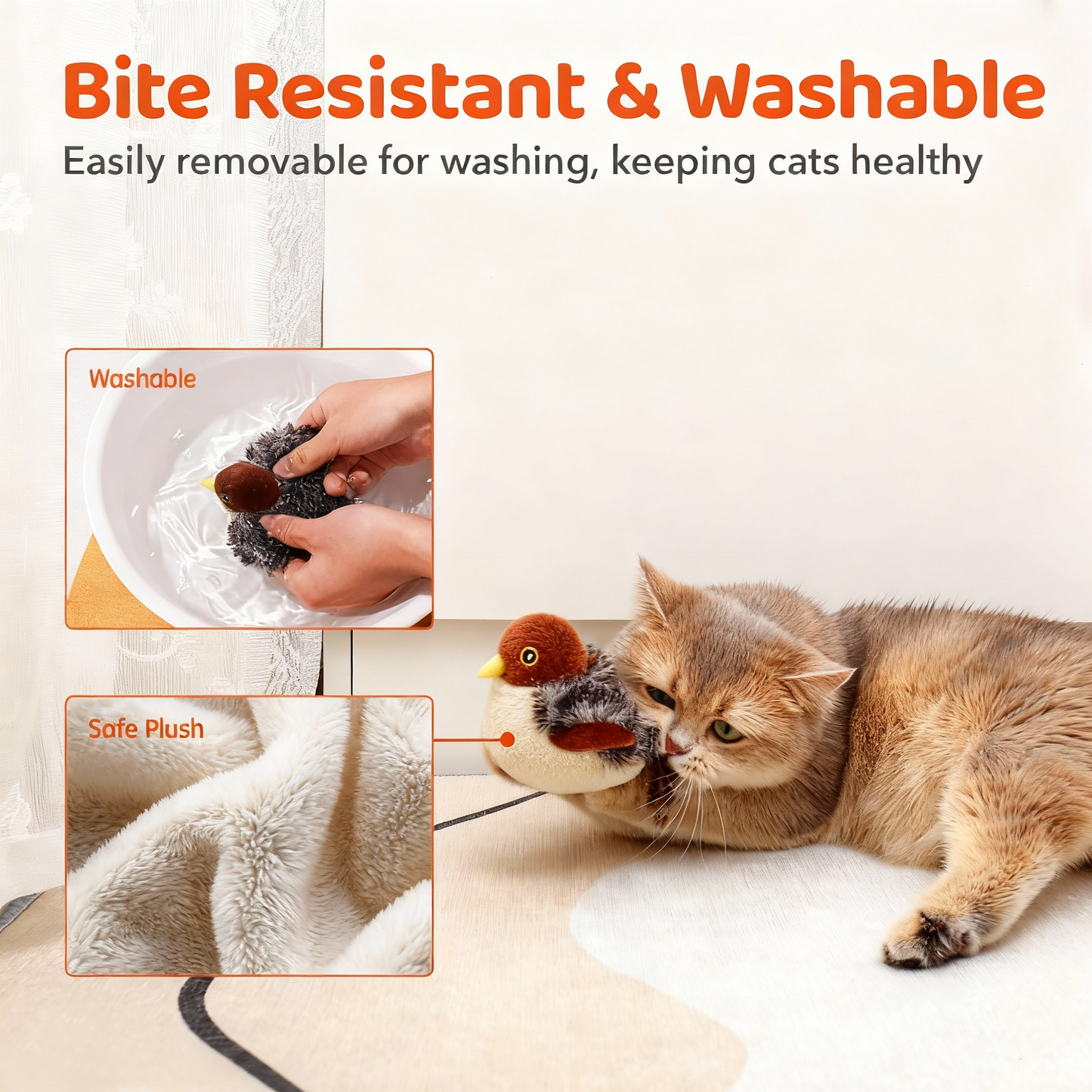 Pawzsy™ Interactive Flying Bird