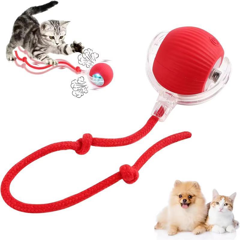 Smart Rolling Pet Ball — Auto Obstacle Avoidance for Cats & Dogs