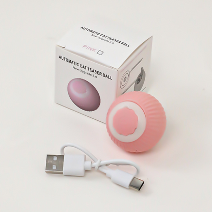 Smart Rolling Pet Ball — Auto Obstacle Avoidance for Cats & Dogs