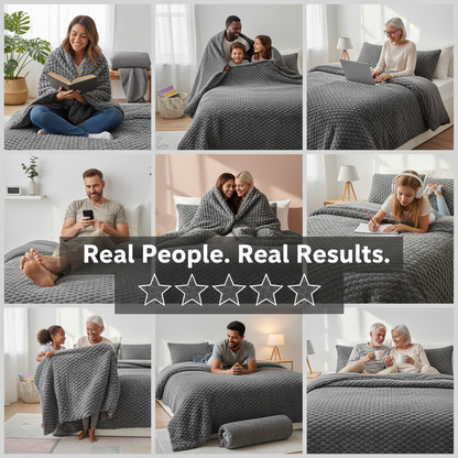 BEDELITE Fluffy Queen Comforter Set - Grey Fleece Soft Comforter for Queen Size Bed, Luxury Warm Bedding Set for Winter, Fuzzy Bed Set 3 Pieces (1 Comforter, 2 Pillowcases)