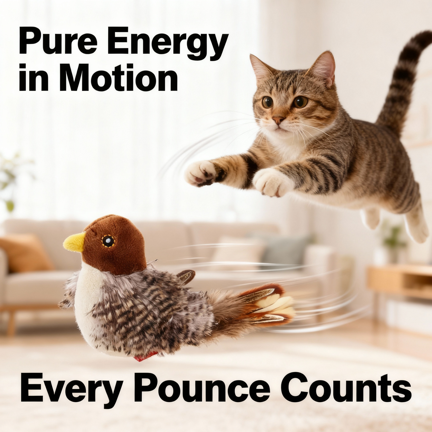 Pawzsy™ Interactive Flying Bird