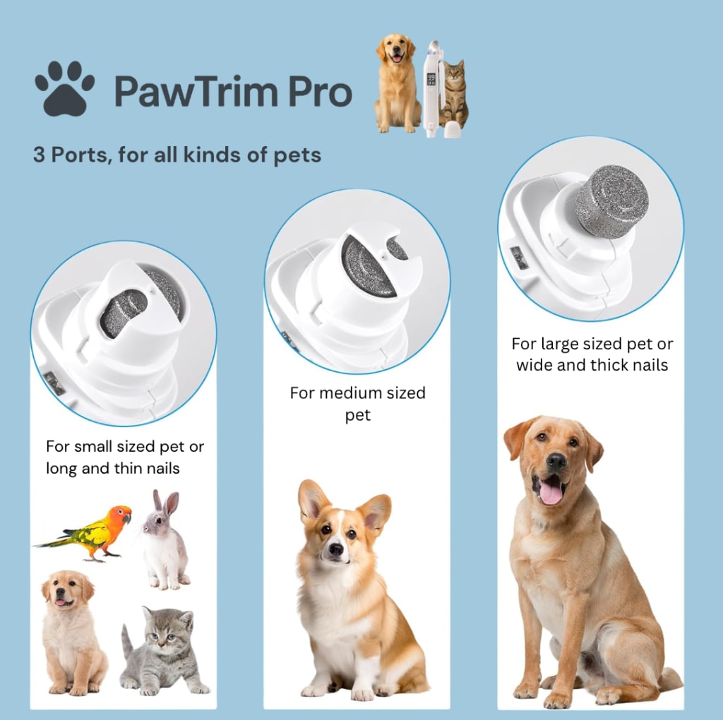 🐾 Nail Care That Doesn't Stress You or Your Pet — Now Upgraded with an LED Displ0ay That Shows Real-Time Battery Level