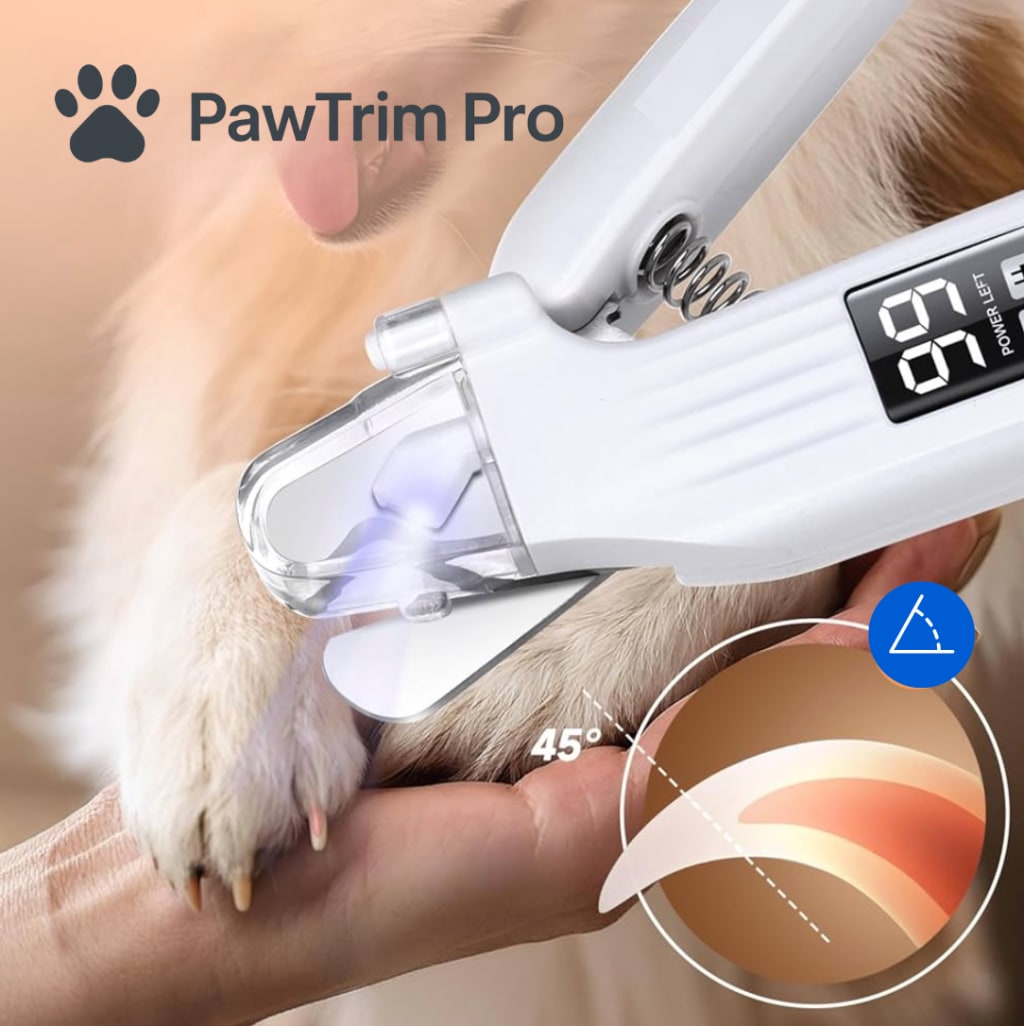 🐾 Nail Care That Doesn't Stress You or Your Pet — Now Upgraded with an LED Displ0ay That Shows Real-Time Battery Level