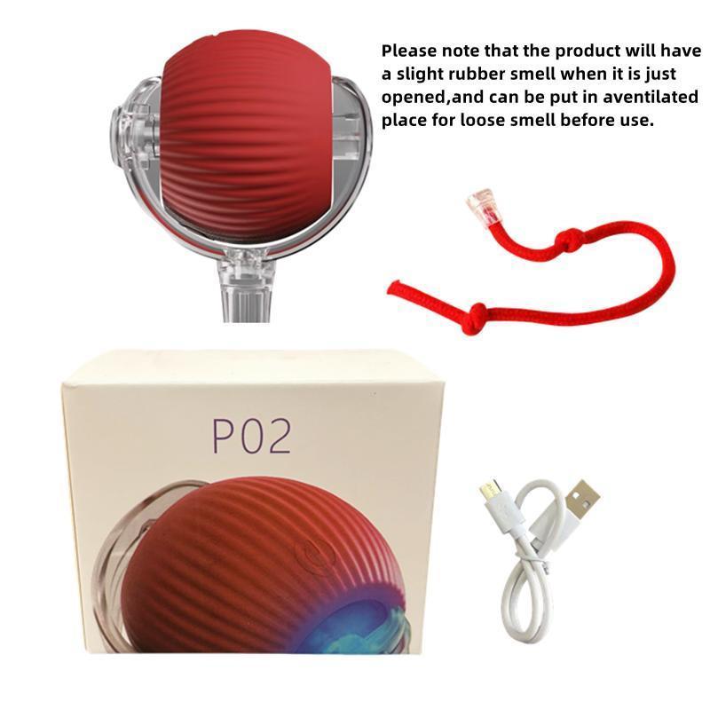 Smart Rolling Pet Ball — Auto Obstacle Avoidance for Cats & Dogs